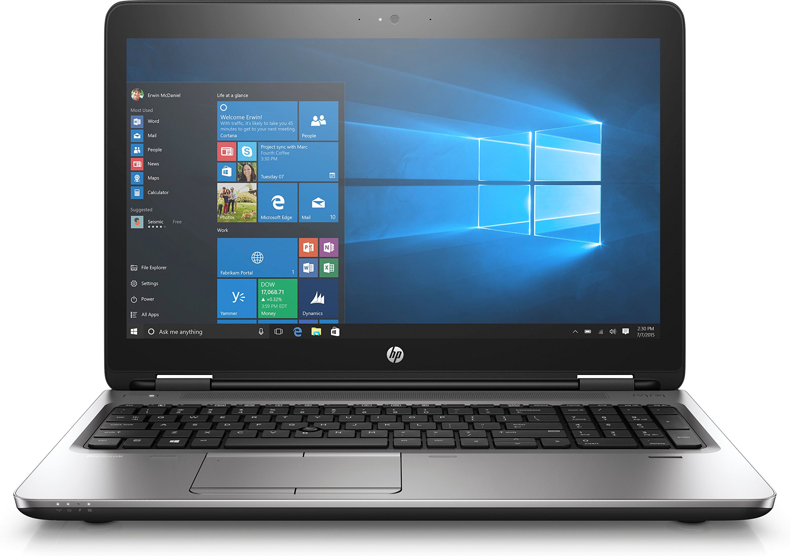 HP 650 G3 (15.6 inch) Notebook Core i3 (7100U) 2.4GHz 4GB 500GB